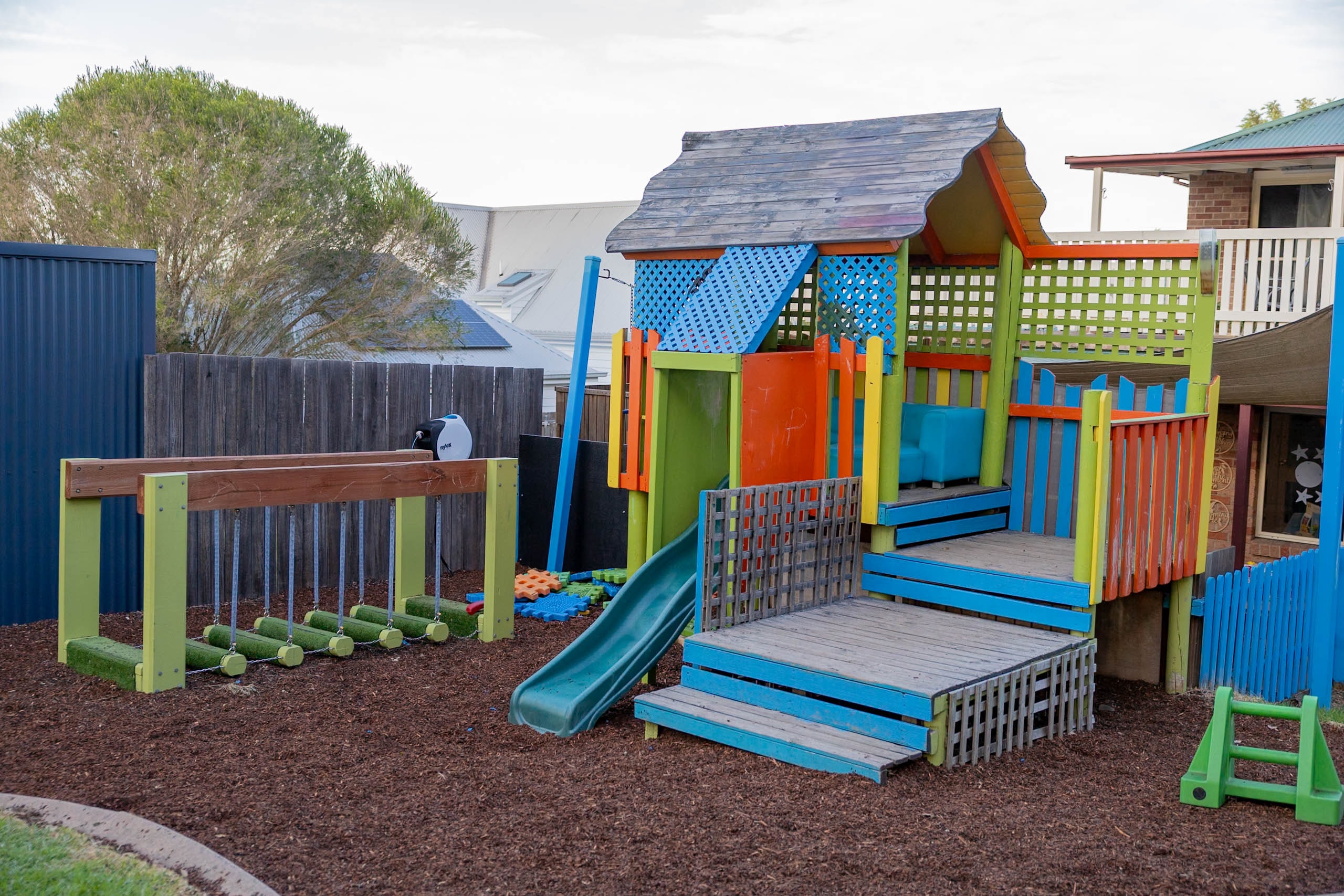 Playground climbing structure